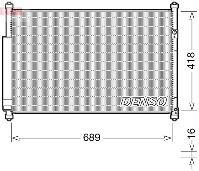 Denso Ac Condenser DCN47006 - image 2