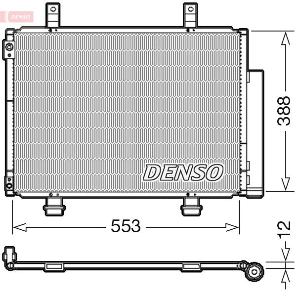 Denso Ac Condenser DCN47007 - image 2