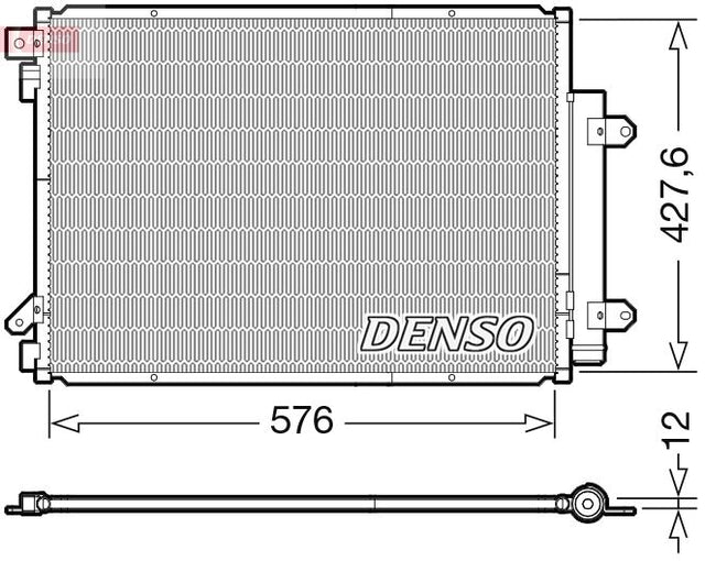 Denso Ac Condenser DCN47008 - image 2