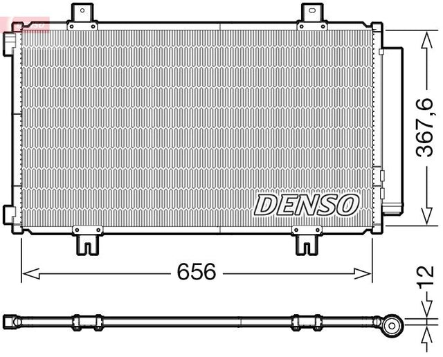 Denso Ac Condenser DCN47009 - image 2