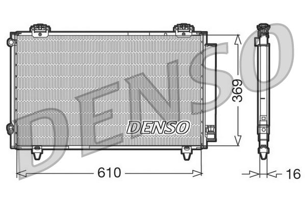 Denso Ac Condenser DCN50008 - image 2