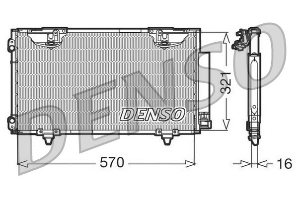 Denso Ac Condenser DCN50010 - image 2