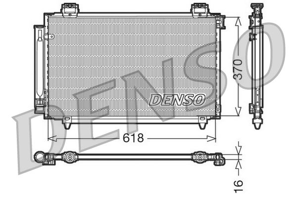 Denso Ac Condenser DCN50016 - image 2