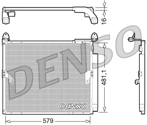 Denso Ac Condenser DCN50019 - image 2