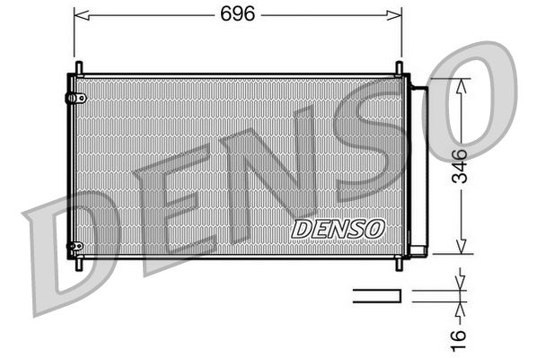 Denso Ac Condenser DCN50022 - image 2