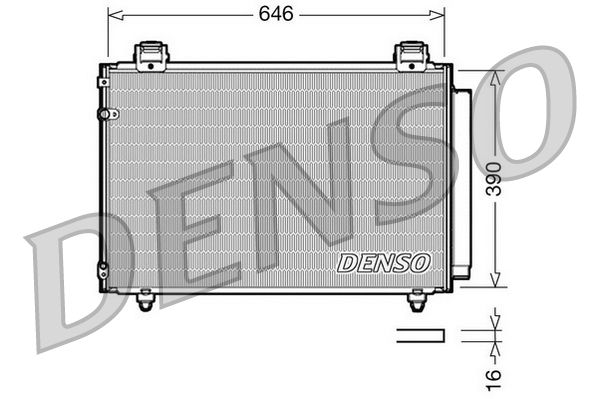 Denso Ac Condenser DCN50024 - image 2