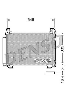 Denso Ac Condenser DCN50025 - image 2