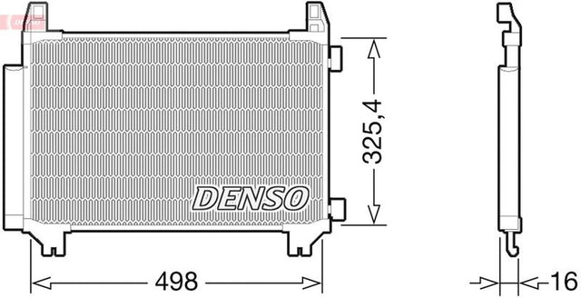 Denso Ac Condenser DCN50028 - image 2