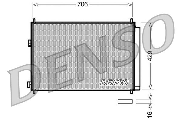 Denso Ac Condenser DCN50030 - image 2