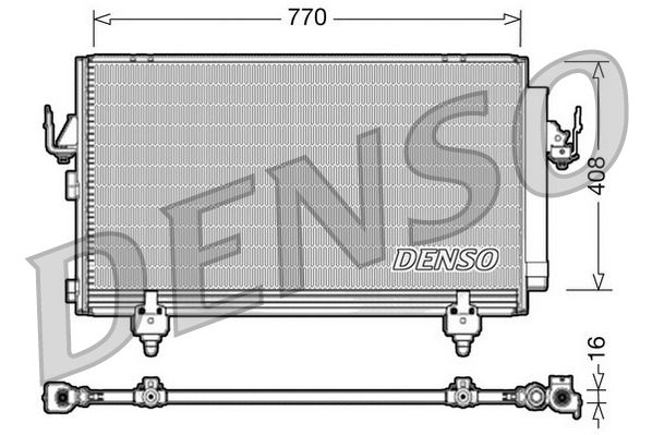Denso Ac Condenser DCN50031 - image 2