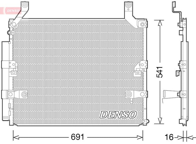 Denso Ac Condenser DCN50032 - image 2