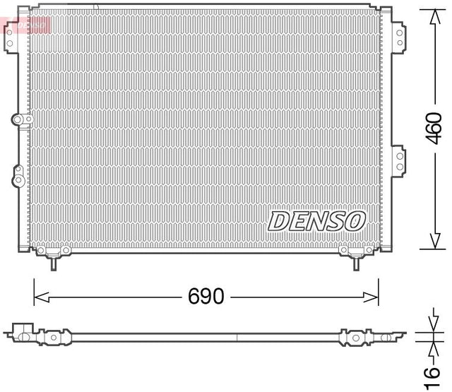 Denso Ac Condenser DCN50033 - image 2