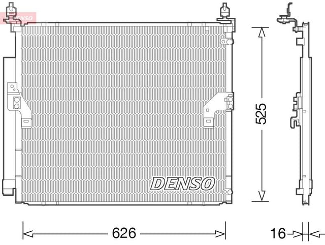 Denso Ac Condenser DCN50034 - image 2