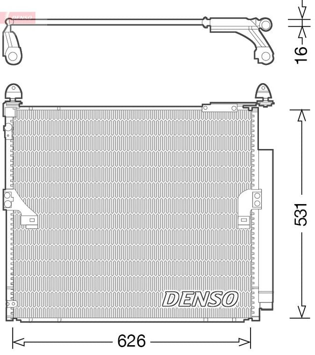 Denso Ac Condenser DCN50038 - image 2