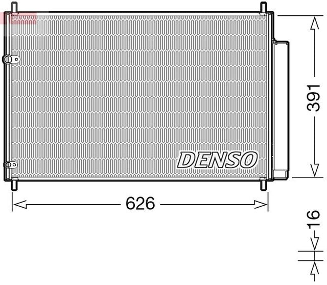 Denso Ac Condenser DCN50041 - image 2