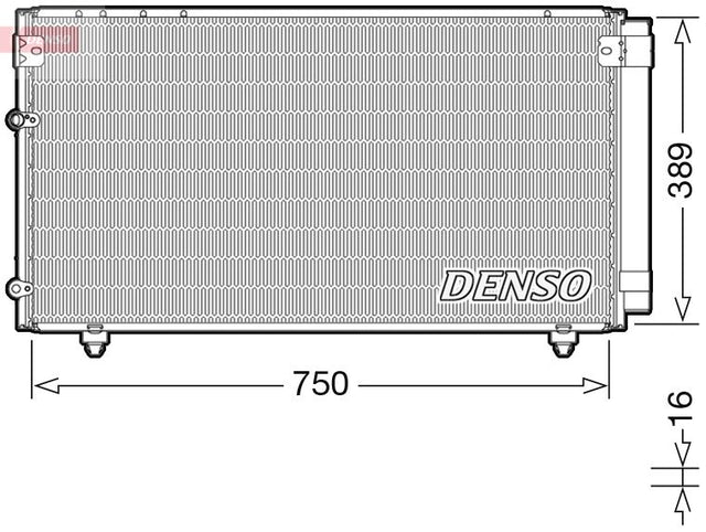 Denso Ac Condenser DCN50042 - image 2