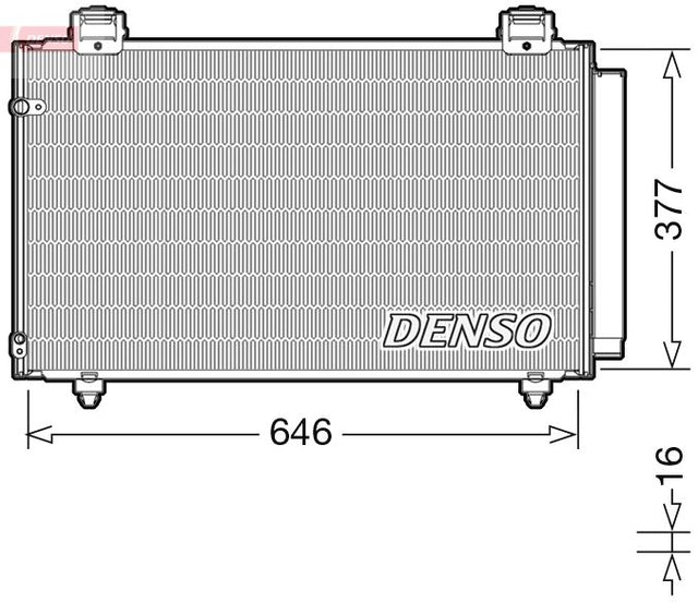 Denso Ac Condenser DCN50043 - image 2