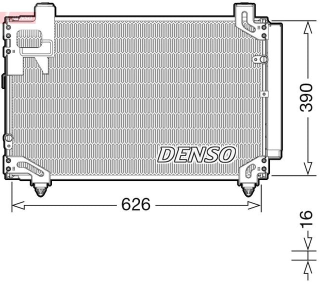 Denso Ac Condenser DCN50044 - image 2