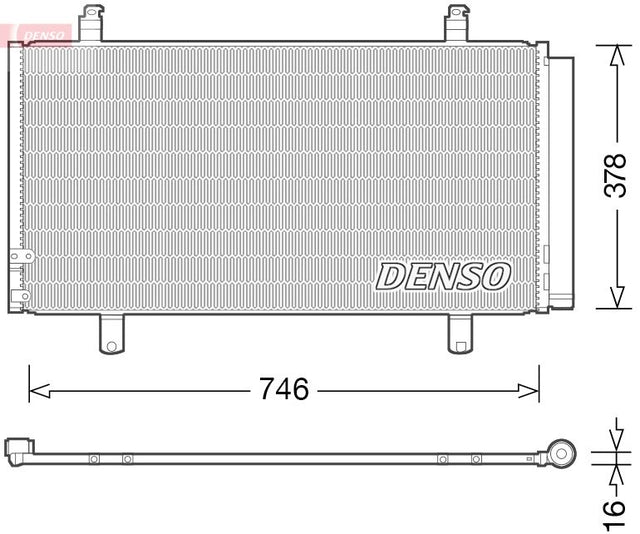Denso Ac Condenser DCN50048 - image 2