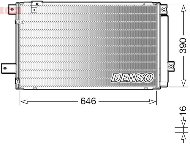Denso Ac Condenser DCN50049 - image 2