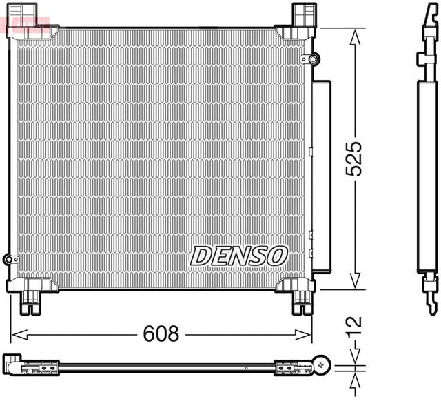 Denso Ac Condenser DCN50050 - image 2
