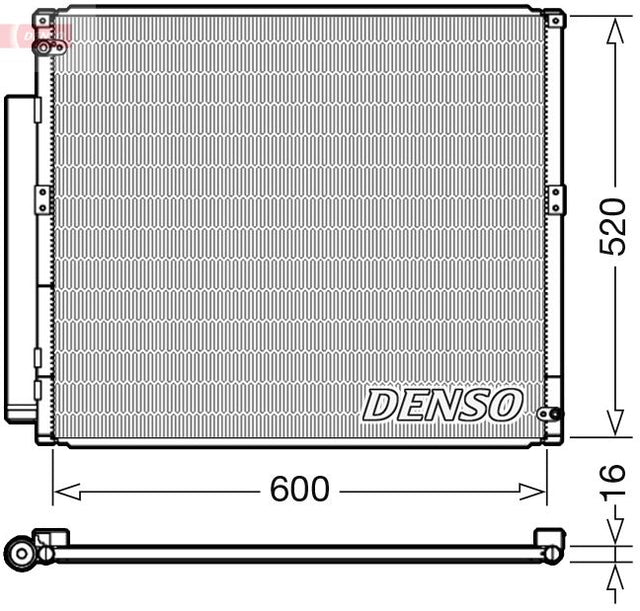 Denso Ac Condenser DCN50051 - image 2