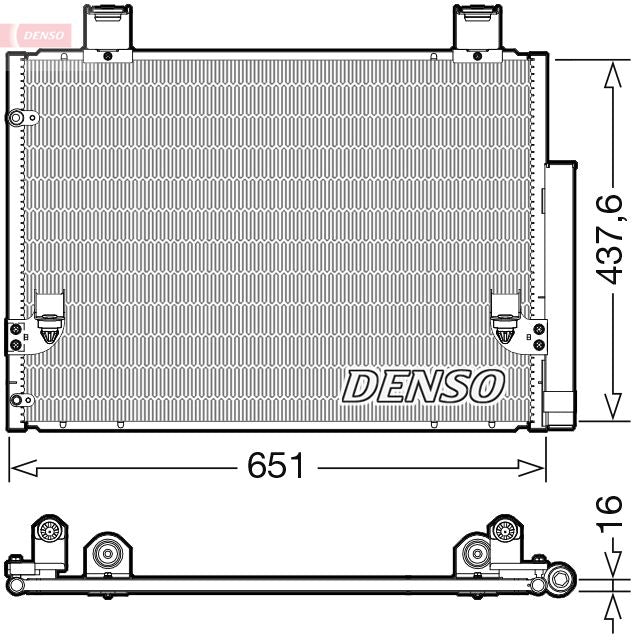 Denso Ac Condenser DCN50057 - image 2