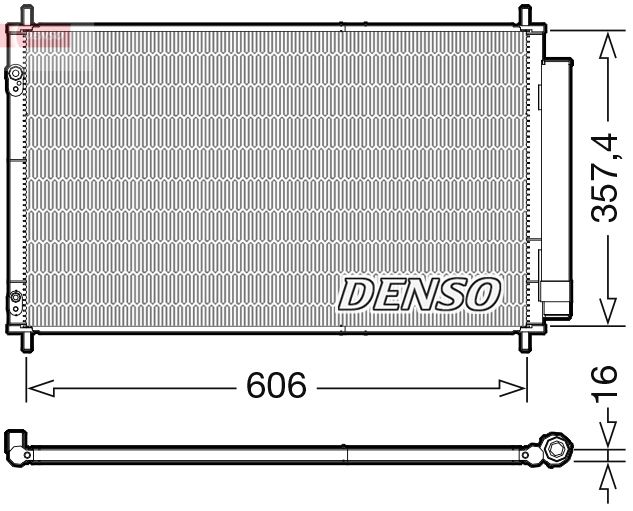 Denso Ac Condenser DCN50058 - image 2
