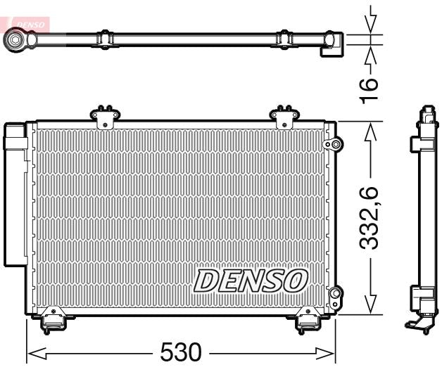 Denso Ac Condenser DCN50060 - image 2