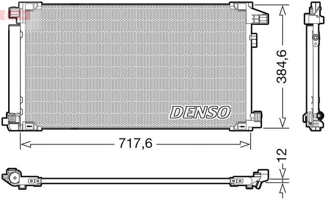 Denso Ac Condenser DCN50061 - image 2