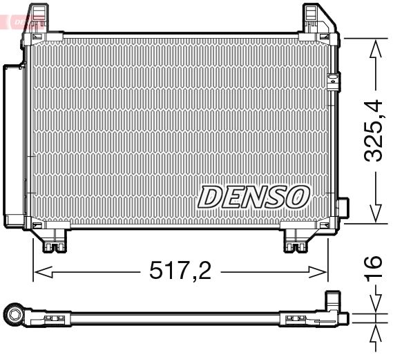 Denso Ac Condenser DCN50107 - image 2