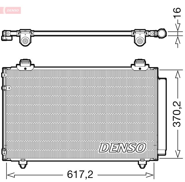 Denso Ac Condenser DCN50112 - image 2
