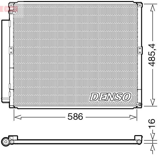 Denso Ac Condenser DCN50113 - image 2