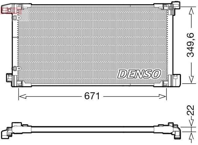 Denso Ac Condenser DCN50114 - image 2