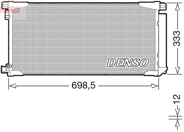 Denso Ac Condenser DCN50115 - image 2