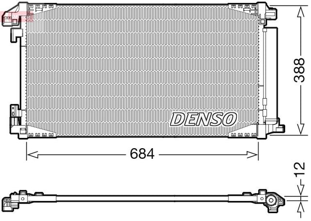 Denso Ac Condenser DCN50119 - image 2