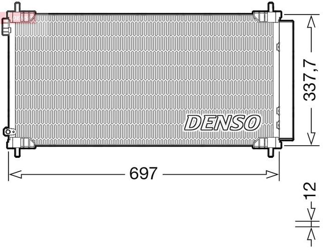 Denso Ac Condenser DCN50120 - image 2