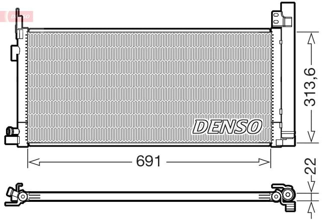 Denso Ac Condenser DCN50124 - image 2