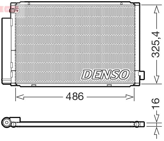 Denso Ac Condenser DCN50125 - image 2