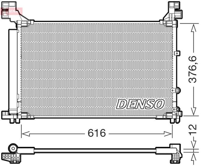 Denso Ac Condenser DCN50133 - image 2