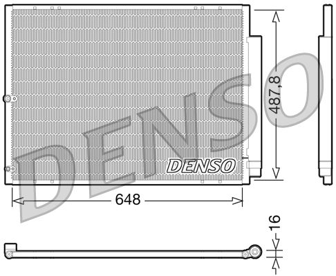 Denso Ac Condenser DCN51001 - image 2
