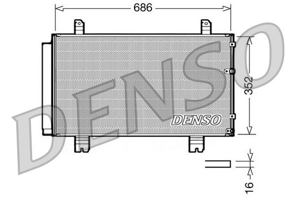 Denso Ac Condenser DCN51002 - image 2