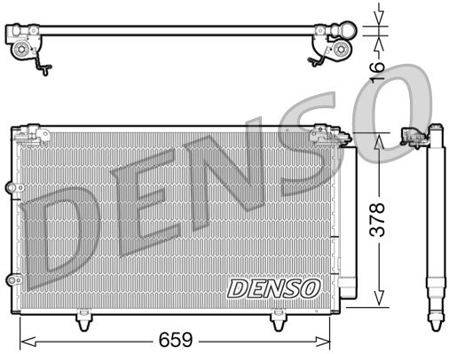 Denso Ac Condenser DCN51003 - image 2