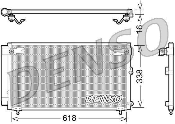 Denso Ac Condenser DCN51006 - image 2