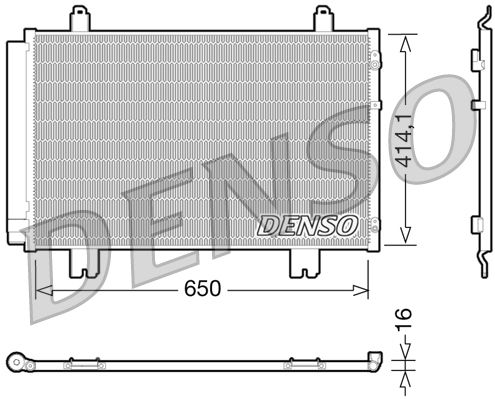 Denso Ac Condenser DCN51009 - image 2