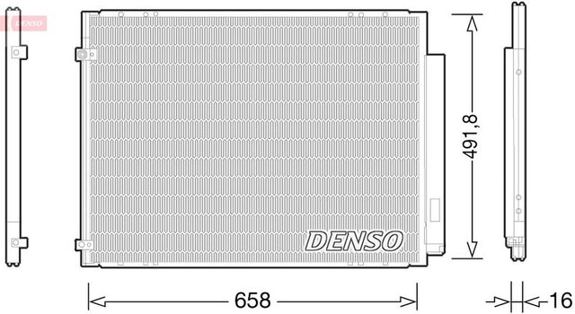 Denso Ac Condenser DCN51010 - image 2