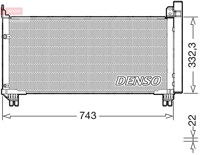Denso Ac Condenser DCN51014 - image 2