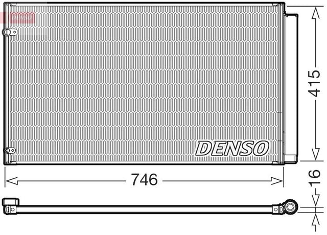 Denso Ac Condenser DCN51017 - image 2