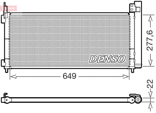 Denso Ac Condenser DCN51021 - image 2