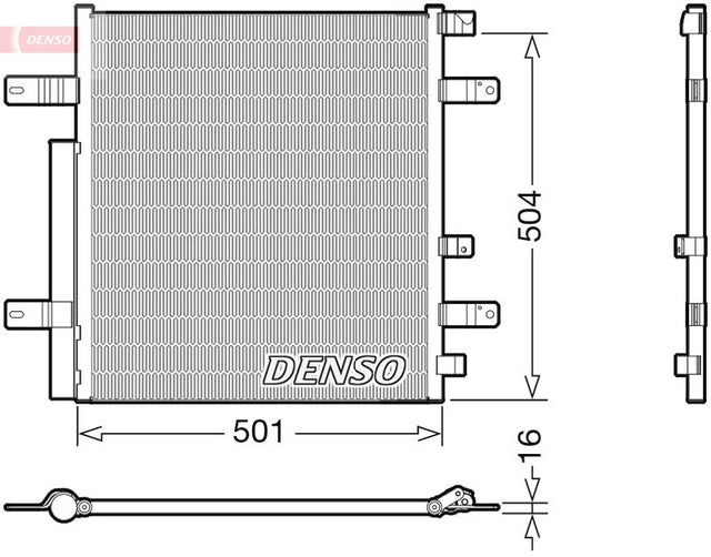 Denso Ac Condenser DCN99054 - image 2